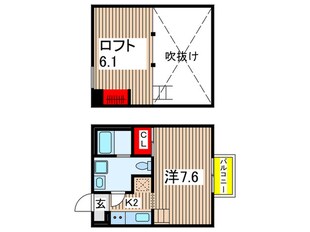 グランディール千葉の物件間取画像